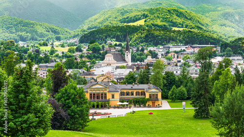 The castle of Emperor Franz Joseph and Empress Sisi Elizabeth in Austria, Bad Ischl 