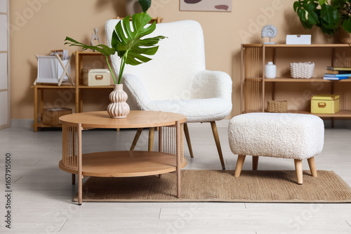 Modern interior of living r...