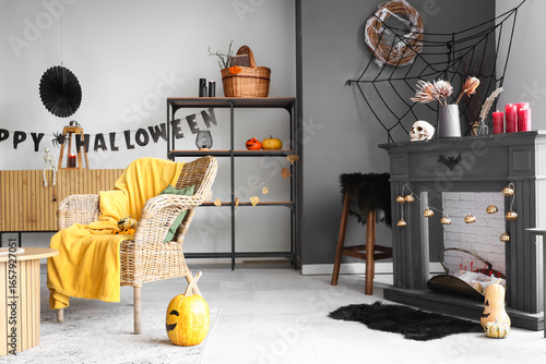 Interior of living room dec...