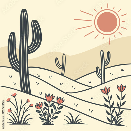 Harmony of Plants in Harsh Lands
