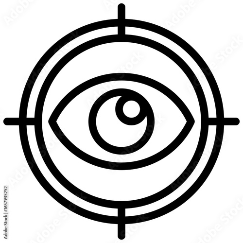 Vision Outline Icon