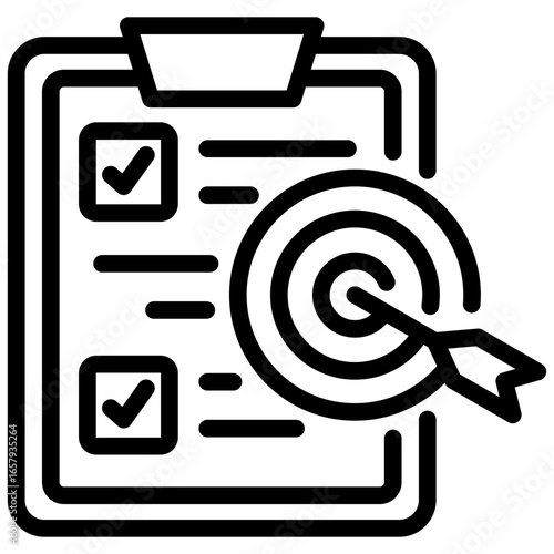 Objective Outline Icon