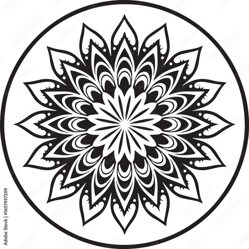 Fototapeta premium Abstract geometric design with cmyk and grayscale elements