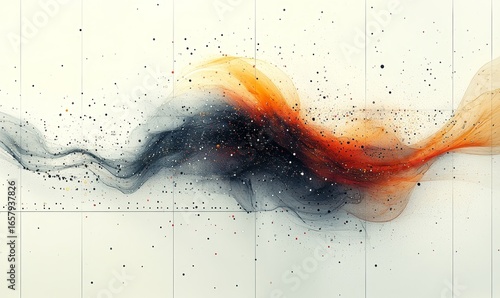 hand with paintbrush, Generative AI