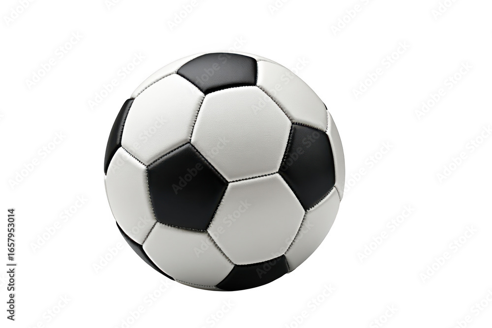 Fototapeta premium Soccer ball realistic isolated on transparent background