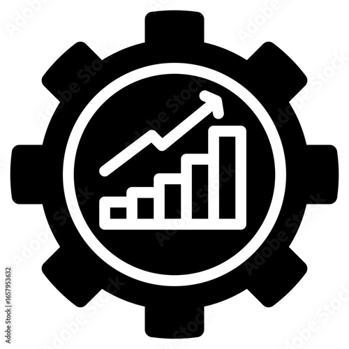 Efficiency Glyph Icon