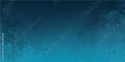 Blue grunge textured background with copy space