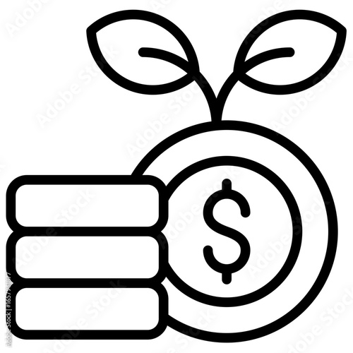 Green Investment Icon