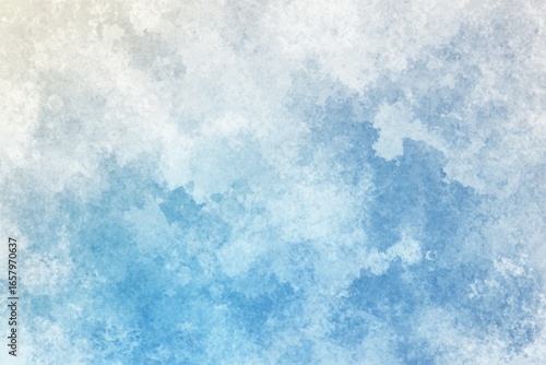 Soft Blue Abstract Background with Gentle Cloudy Patterns