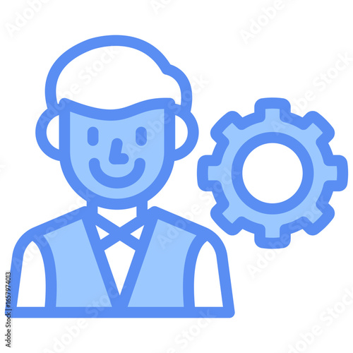 Manager Blue Icon