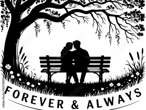 Romantic Moment Under the Tree vector bundle
