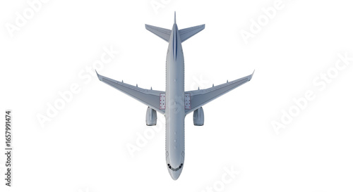 Isolated Passenger Airplane