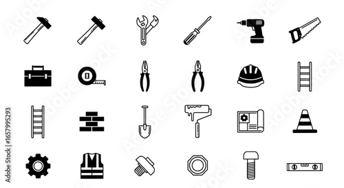 Essential construction and DIY tools collection for your next project, empowering builders and creators