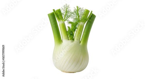 Tableau sur toile Isolated Fennel Bulb
