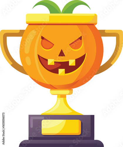 Halloween Trophy Awards Spooky Pumpkin Halloween Trophy