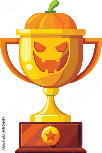 Halloween Trophy Awards Spooky Pumpkin Halloween Trophy Award