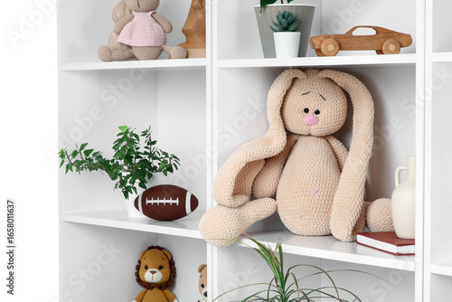 Shelf unit with books, toys...