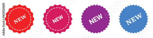 New tag symbol icon, new product, novelty, newest item. New arrival tags and stickers collection New badge vector icon. Stickers for new arrival shop product tags. New icons, New special offer tag.