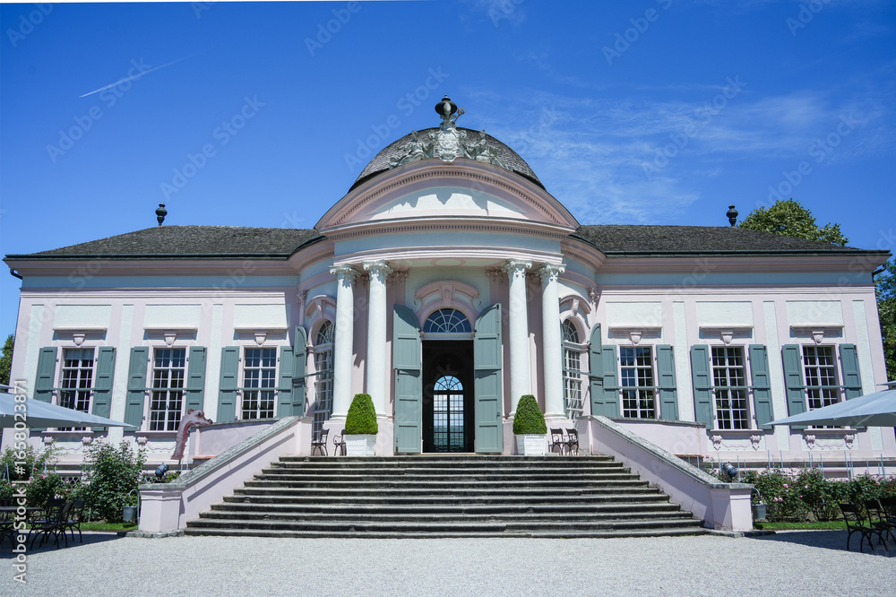 Obraz premium オーストリア_メルク修道院_Barockgarten mit Pavillon
