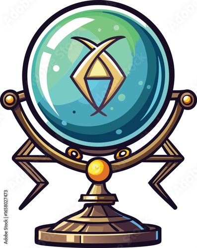 Spooky Crystal Elements Magical Crystal Ball Fortune Telling