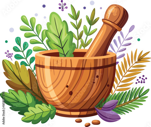 Spooky Crystal Elements Herbal Remedy Mortar and Pestle
