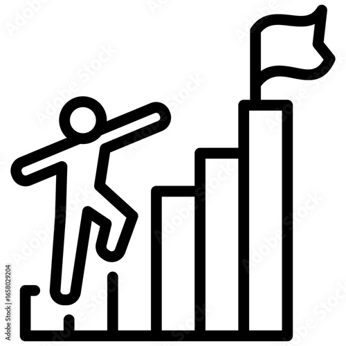 Effort Outline Icon