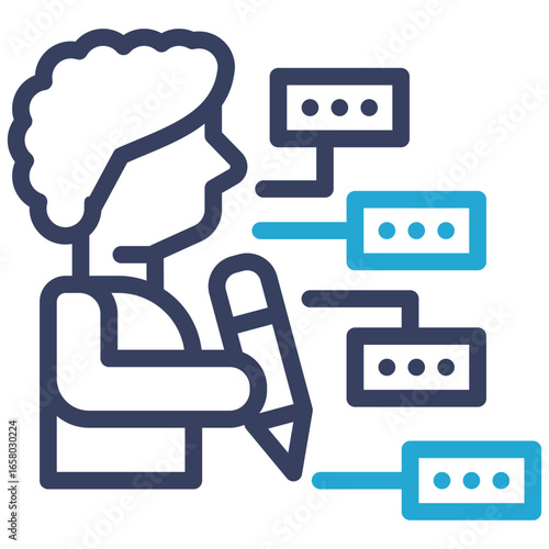 Planner Outline Color Icon