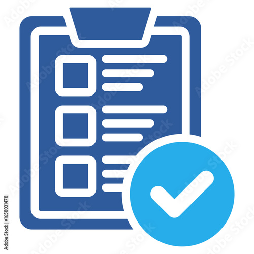 Checklist Blueprint Icon