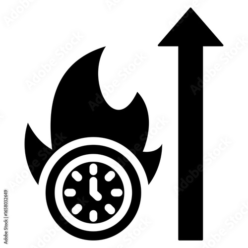 Momentum Glyph Icon