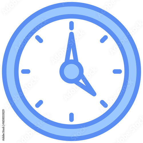 Free Download Time Blue Icon - GFXLoad