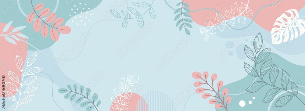 Fototapeta premium Color abstract background. Template banner and cover for design.