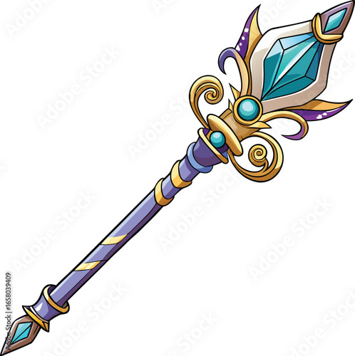 Witch Tools Collection Magical Fantasy Scepter Design
