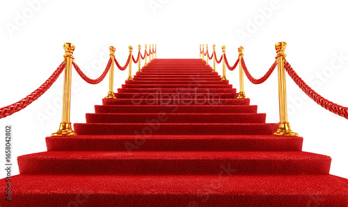 stairs with red carpet