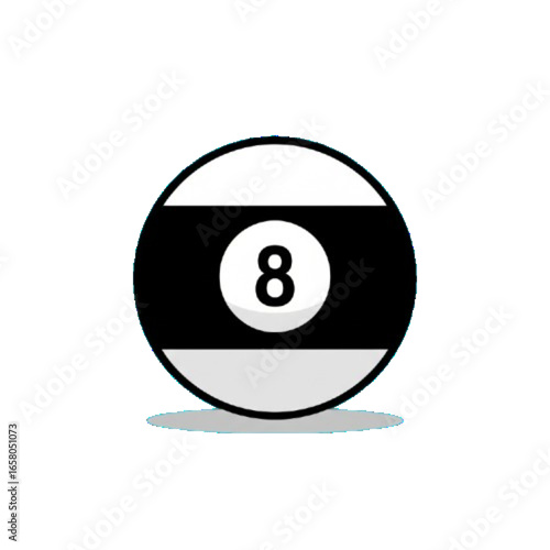 pool ball vector illustration
