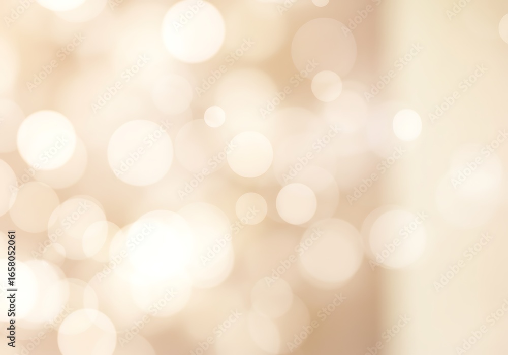 Obraz premium Soft bokeh lights background with warm golden hues