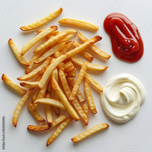 tastey french fries and ketchup on a plate