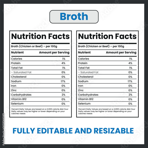 Broth Food Illustration Vector Design