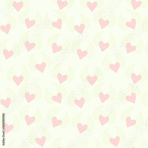 seamless pattern with hearts 4344
