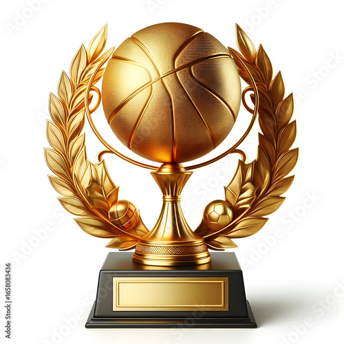 Golden Globe Trophy with Laurel Wreath