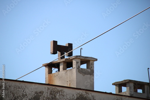 Altertümlicher Schornstein