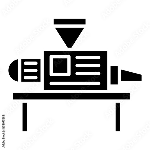 Pitting Machine Vector Icon