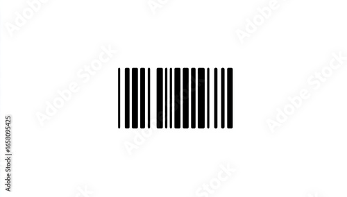 Black barcode on white background (1)