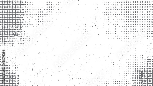 Wallpaper Mural Grunge halftone texture. Abstract distressed dot pattern background with old vintage effect. Retro overlay design for artwork and comics Torontodigital.ca