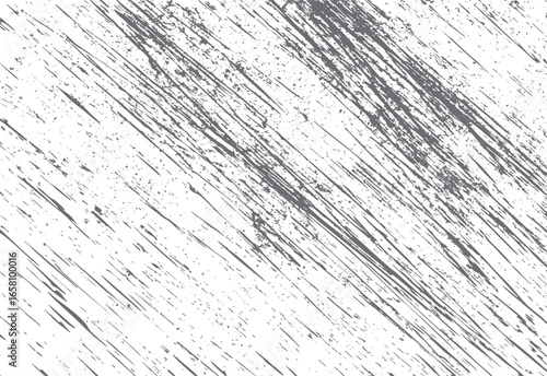 Diagonal streak grunge texture. Distressed scratch lines background with rough vintage messy brush effect