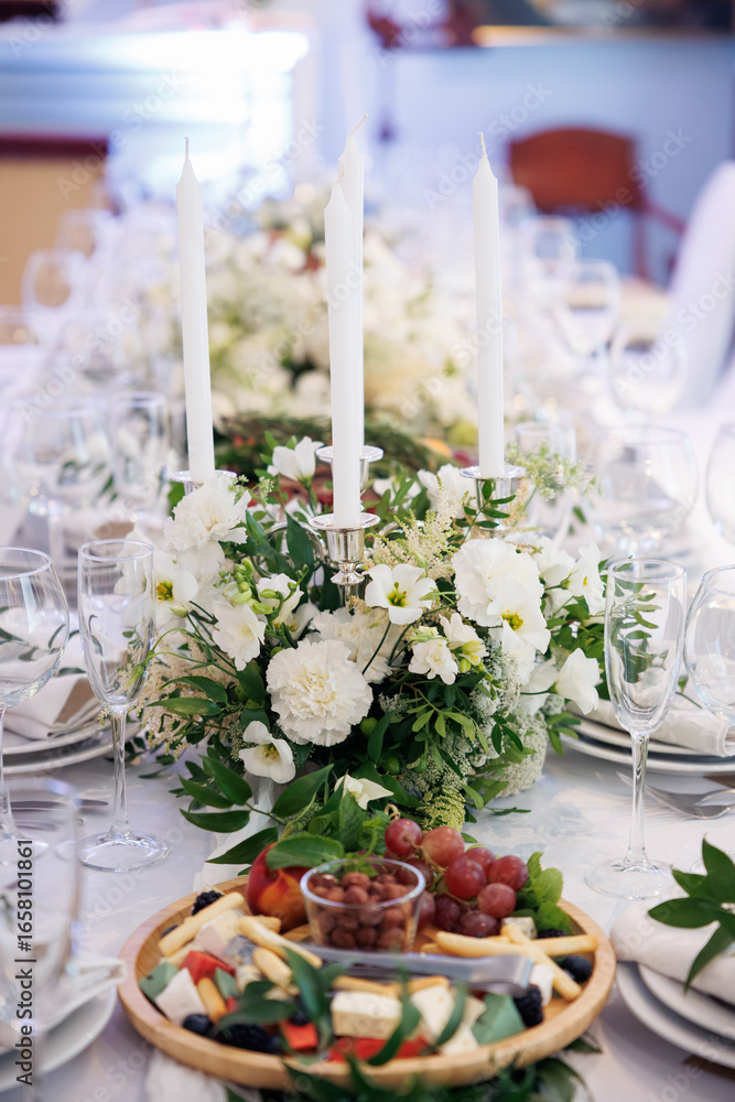 Fototapeta premium wedding table setting