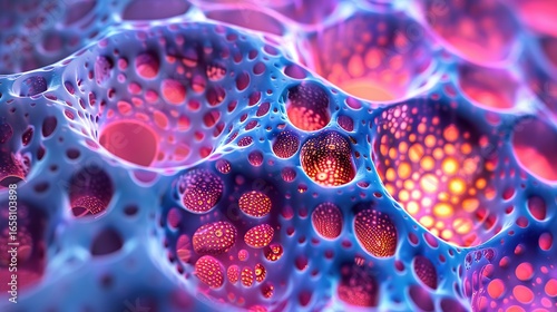 Abstract background design featuring futuristic neon light elements