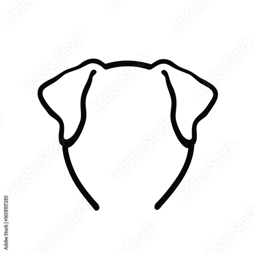 Vector illustration of an abstract skull and teeth icons, a dental health symbol set