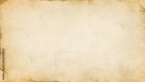 Vintage Aged Parchment Paper Texture Background

