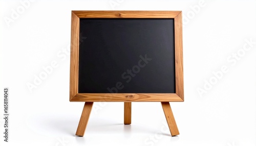 blank blackboard isolated on white