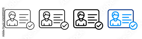 Kyc Icon Multiple Outline Collection Set
